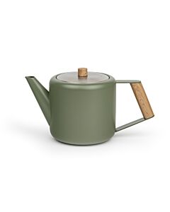 Théière Duet Design Boston 1,1L vert militaire