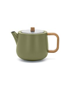 Théière Duet Design Facet 1,1L khaki green