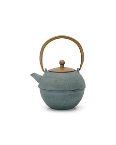 Théière Sakura 1,2L, fonte, bleu