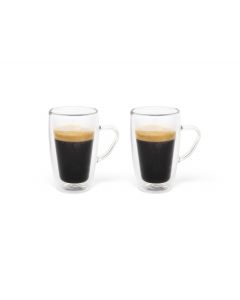 Tasses / verres à café latté en verre double paroi - Filter Logic® CFL-670B  - Waterconcept - 007433