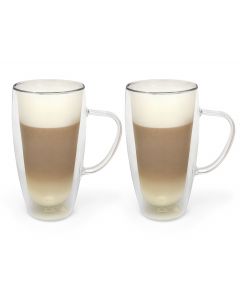 Verre capp./latte doubleparoi 400ml s/2