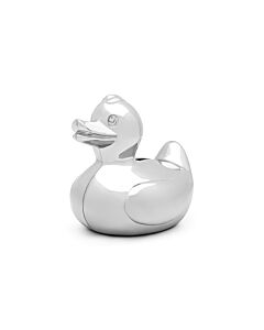 Tirelire Canard couleur argent