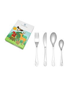 Couvert enfant 4 pcs Animaux de la forêt