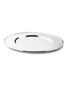 Assiette Filet 33cm couleur argent