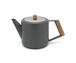 Théière Duet Design Boston 1,1L gris