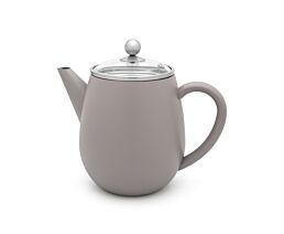 Théière Duet Eva 1,1L gris