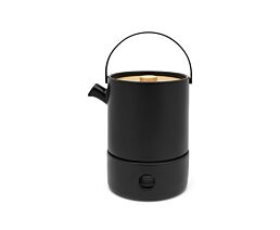 Set de thé Umea 1,2L avec réchaud noir