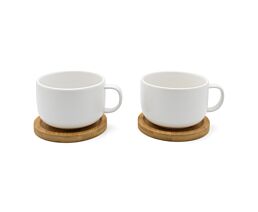 Tasse à thé Umea 250ml blanc s/2