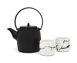 Set Kobe 1,2L + 2 tasses en porcelaine