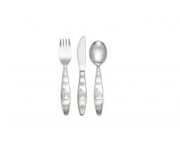 Couvert enfant 3 pcs Princesse acier inox