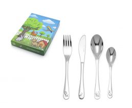 Couvert enfant 4 pcs Animaux domestiques