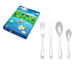 Couvert enfant 4 pcs La vie dans l’étang