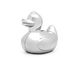 Tirelire Canard couleur argent