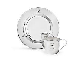 Assiette et tasse Miffy acier inox