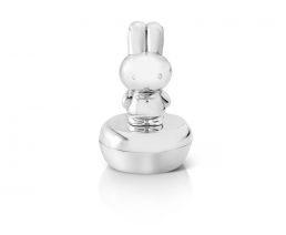 Boîte pour dents Miffy couleur argent (debout)