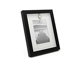 Cadre photo + porte-cendres 10x15 pp noir