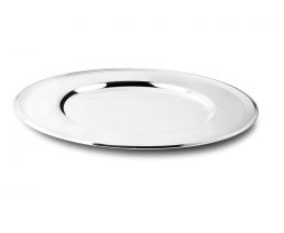 Assiette Filet 33cm couleur argent