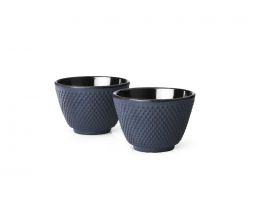 Tasses Xilin fonte bleu s/2