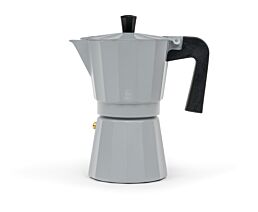 Caf. italienne à Espresso Moshi gris 6 tasses