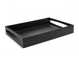 Plateau 40x30x6cm MDF noir