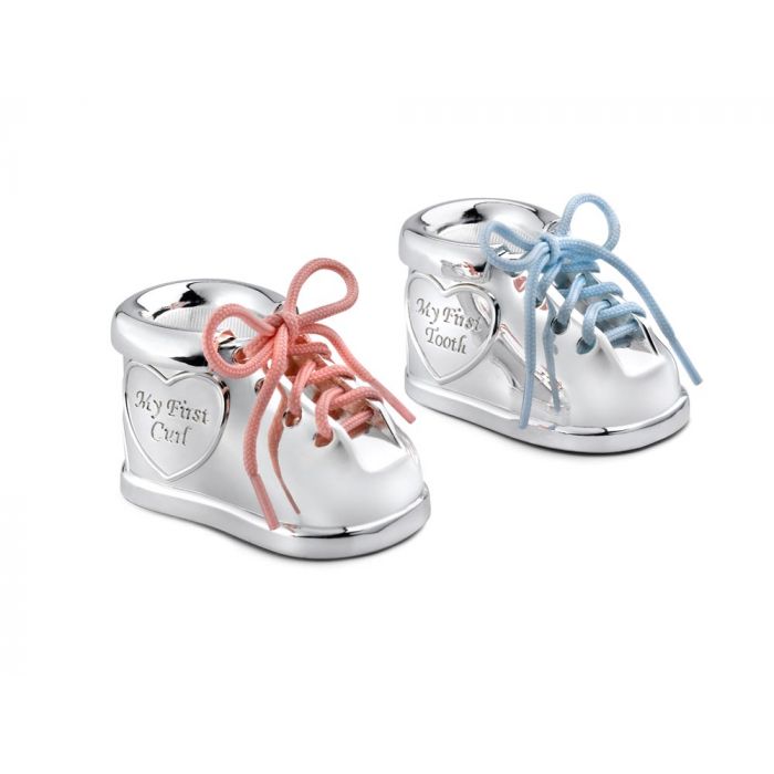 Bo te pour dents Chaussure couleur argent