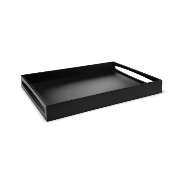 Plateau 55x40x6cm MDF noir